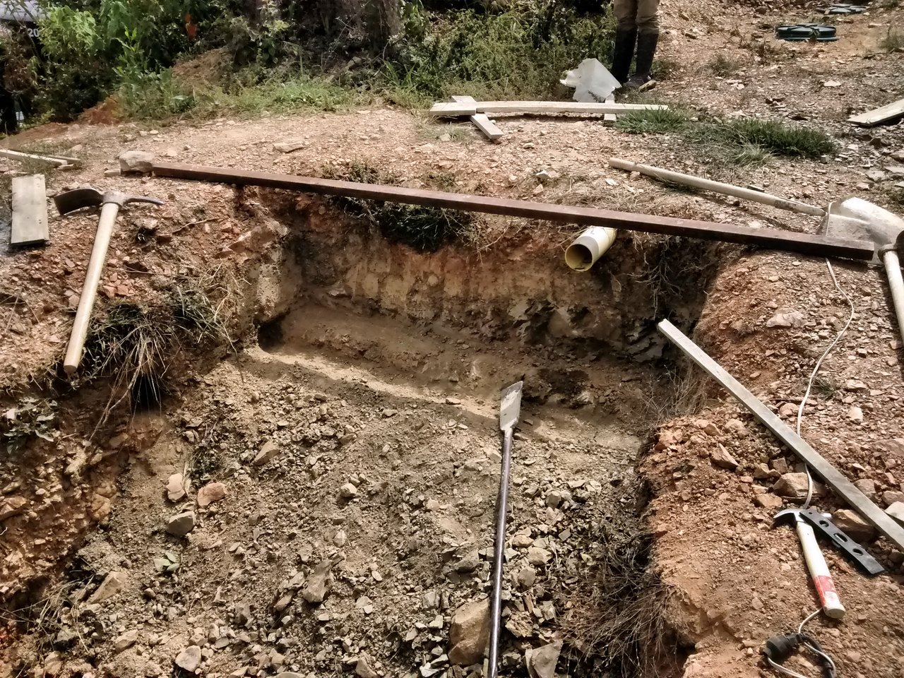 adecuacionóhueco para filtro aerobio